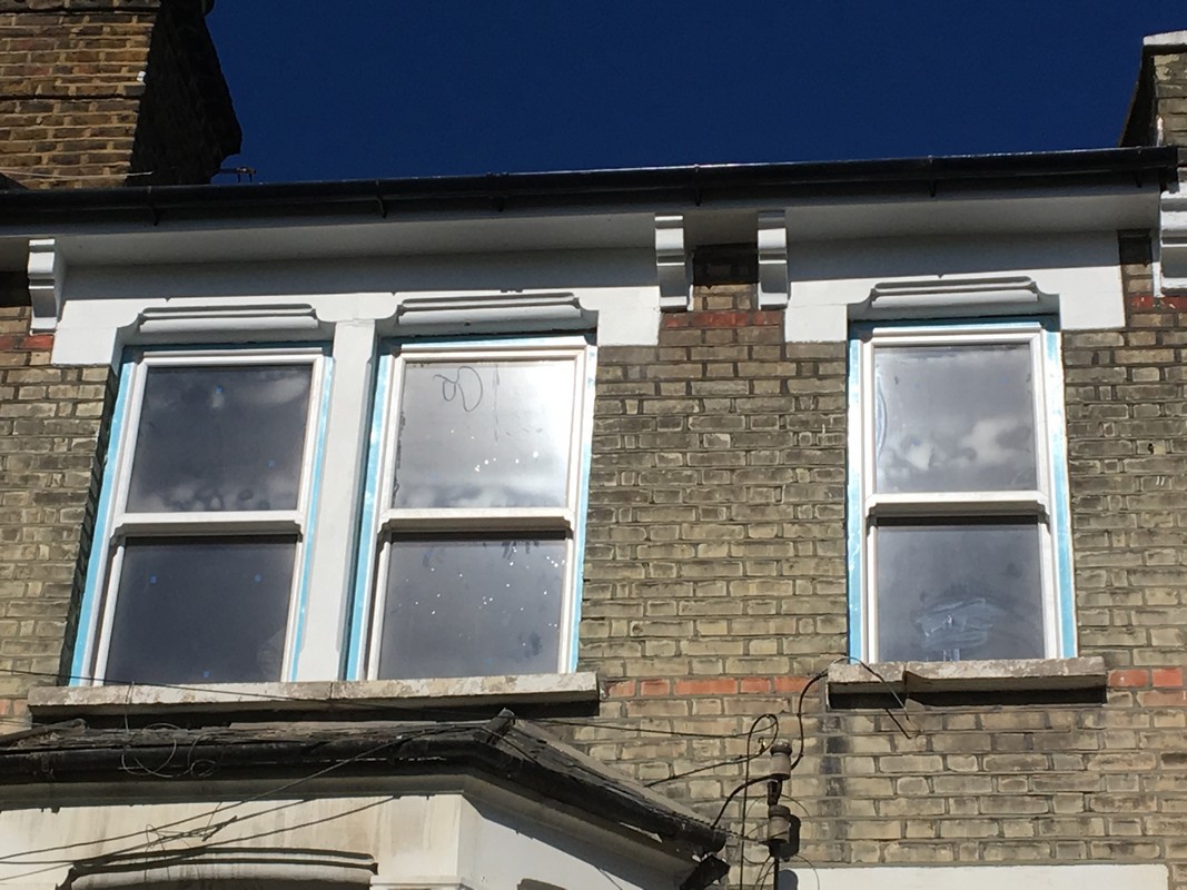 New uPVC sash windows fitted on Victorian terrace in Wokingham